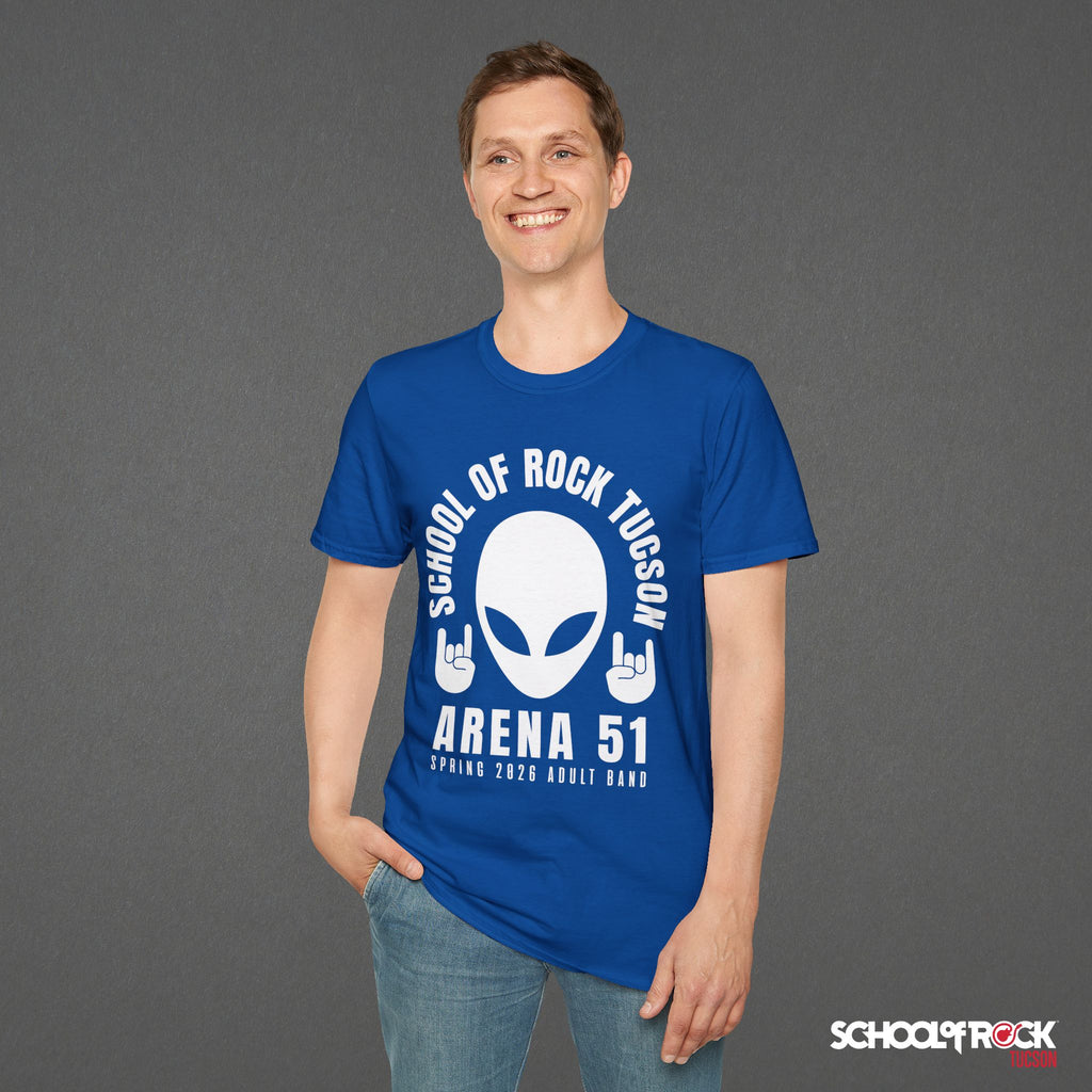 T-Shirt | Rocker Alien Front Design Only | Adult Band Spring 2026 End of Season Collection