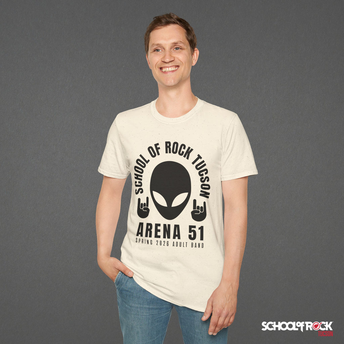 T-Shirt | Rocker Alien Front Design Only | Adult Band Spring 2026 End of Season Collection