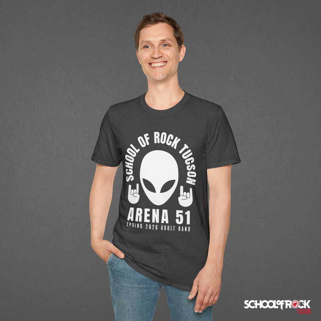T-Shirt | Rocker Alien Front Design Only | Adult Band Spring 2026 End of Season Collection