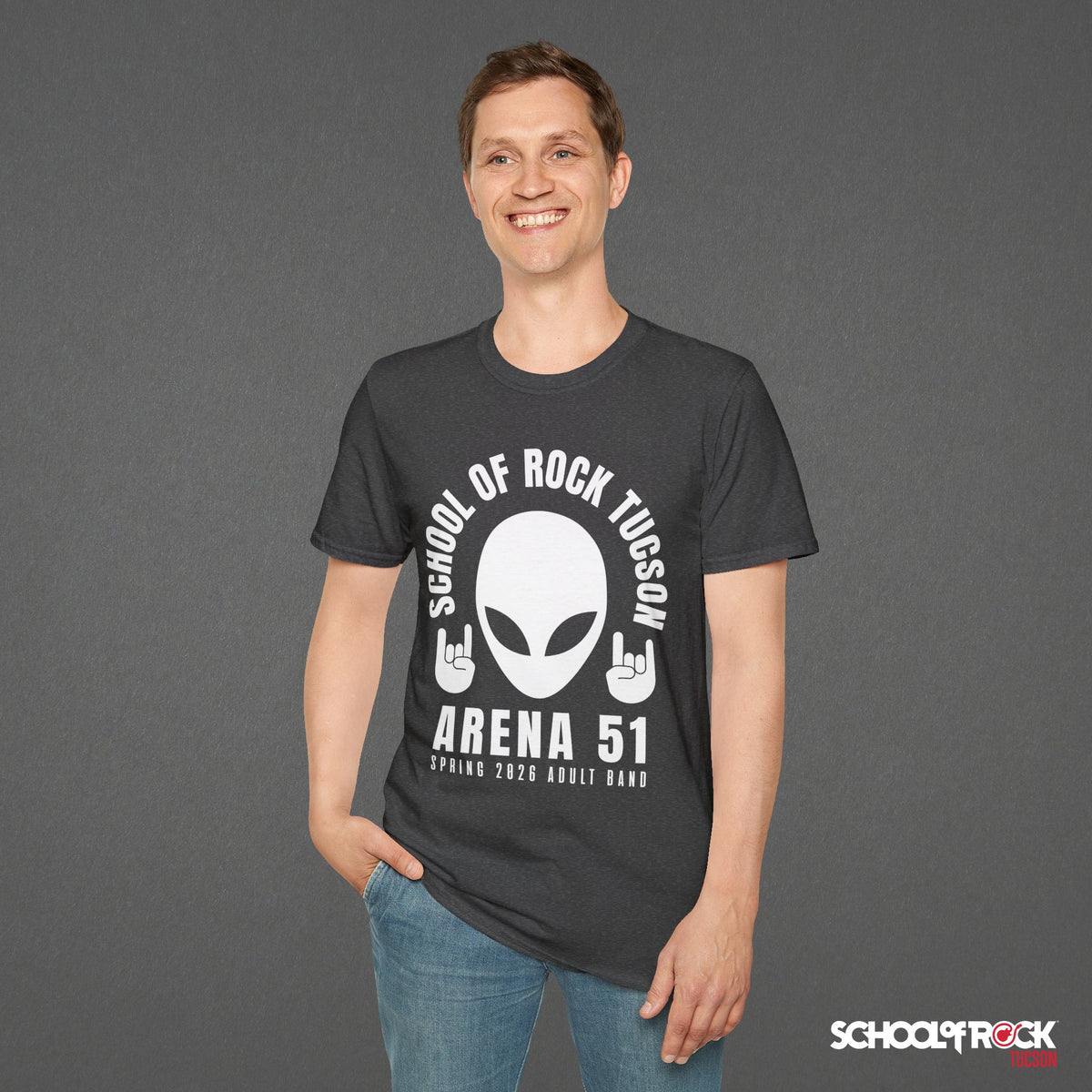 T-Shirt | Rocker Alien Front Design Only | Adult Band Spring 2026 End of Season Collection