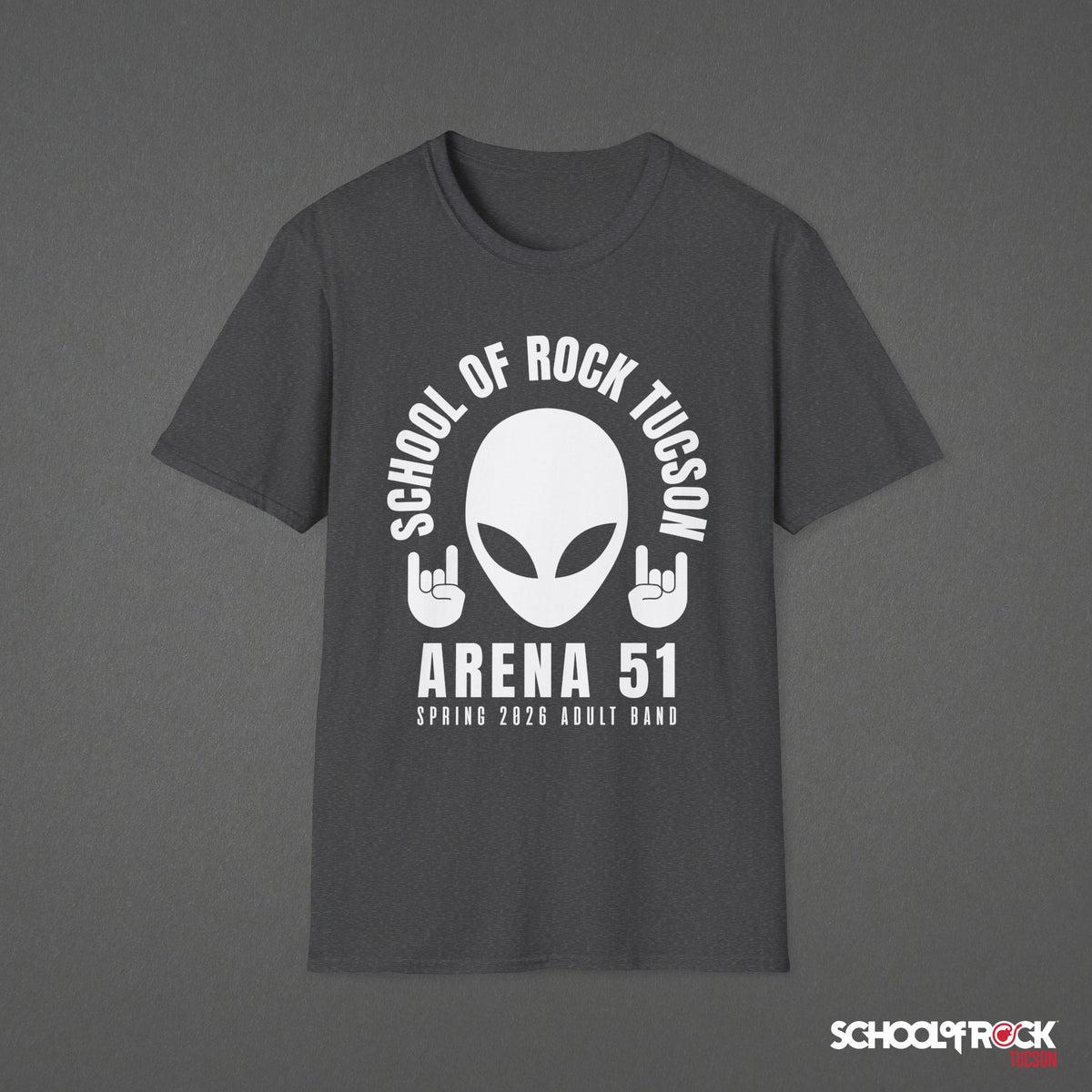 T-Shirt | Rocker Alien Front Design Only | Adult Band Spring 2026 End of Season Collection