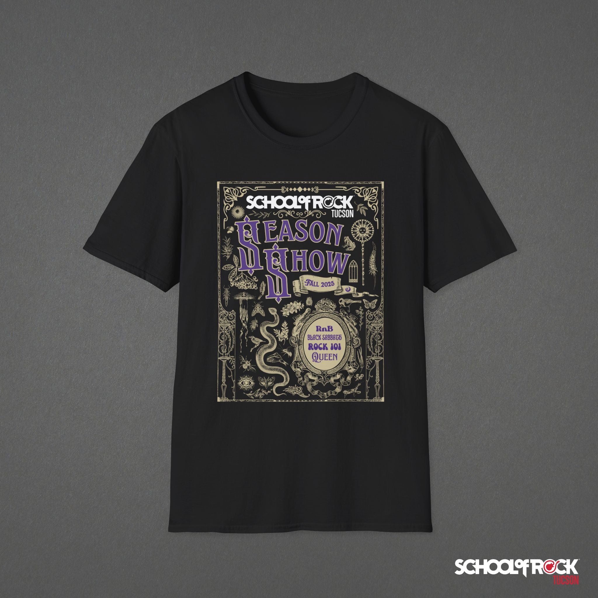 School of Rock Tucson Fall 2025 End of Season Show | T-Shirt