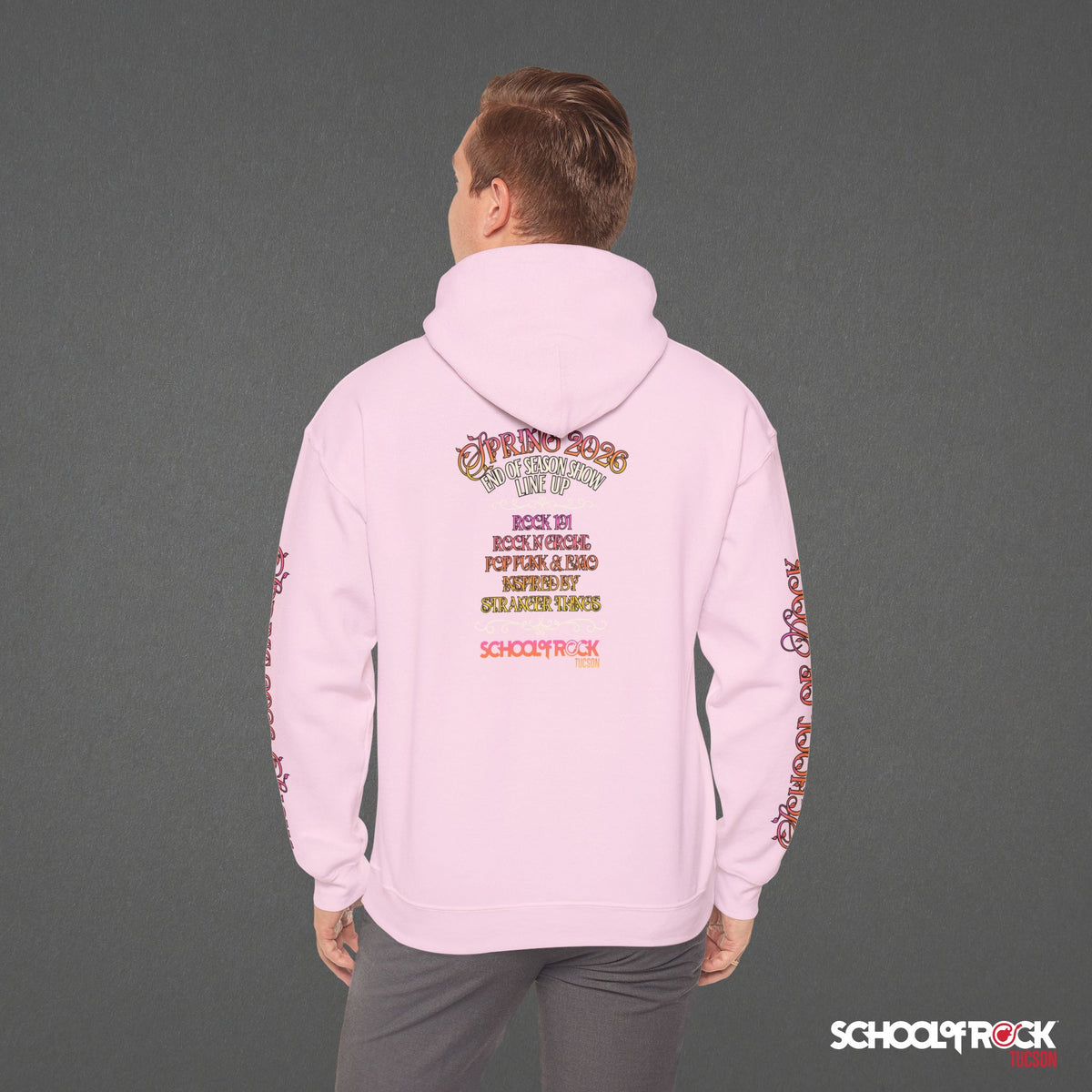 Hoodie | Front & Back with Sleeve Designs | Spring 2026 End of Season Collection