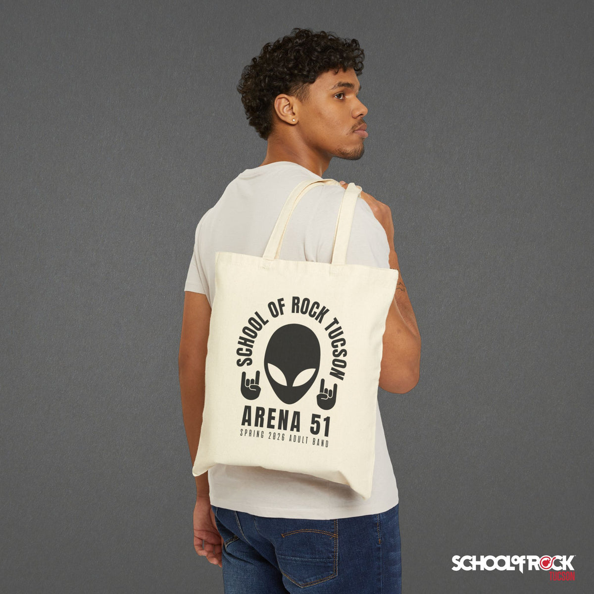 Tote Bag | Rocker Alien Design | Adult Band Spring 2026 End of Season Collection