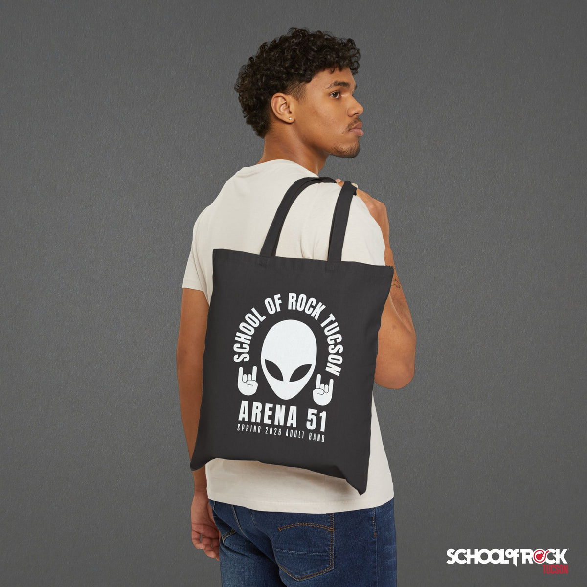 Tote Bag | Rocker Alien Design | Adult Band Spring 2026 End of Season Collection
