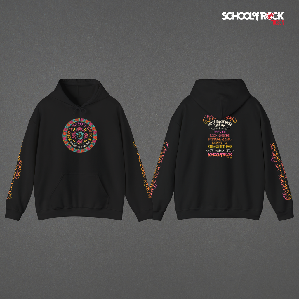 Hoodie | Front & Back with Sleeve Designs | Spring 2026 End of Season Collection