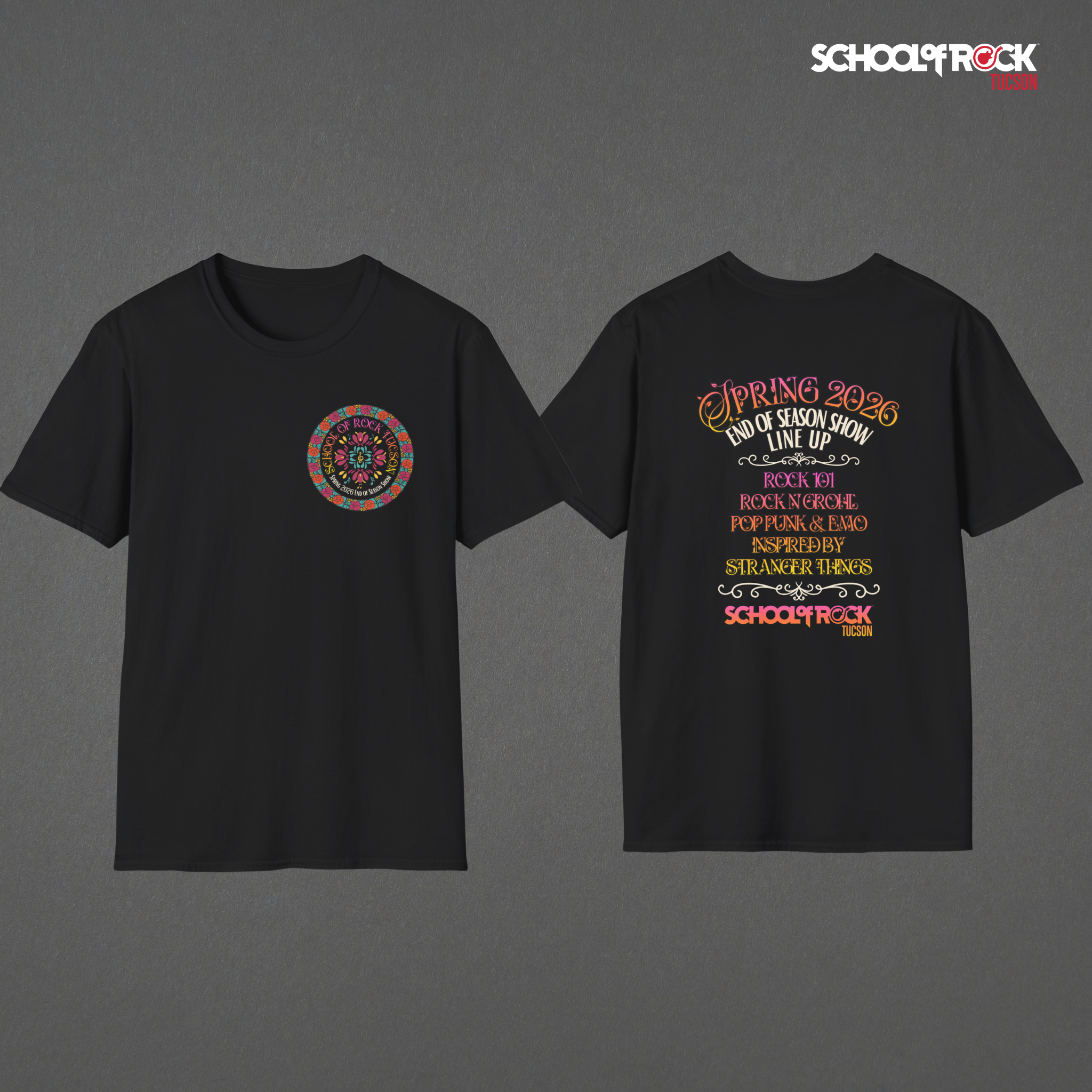 T-Shirt | Front Chest and Back | Spring 2026 End of Season Collection
