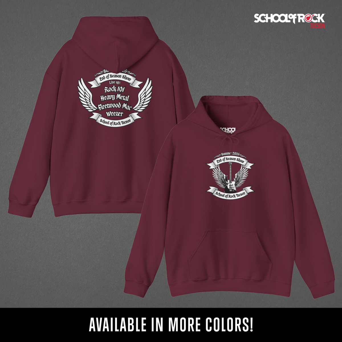 Hoodie | Front & Back Design | Summer 2026 End of Season Collection