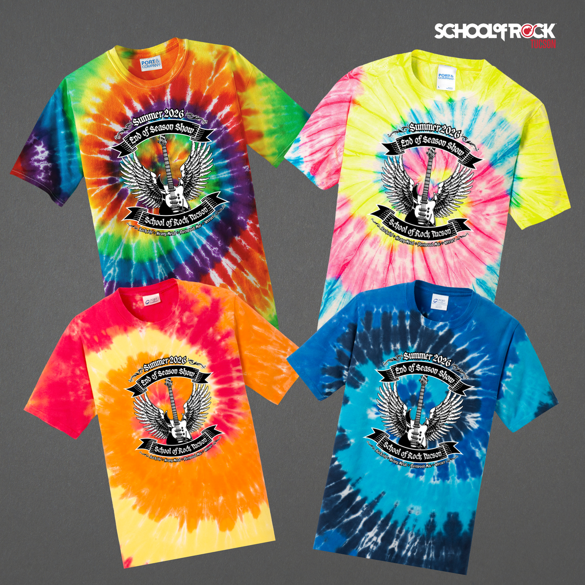Tie Dye Shirt | Multiple Colors | Summer 2026 End of Season Collection