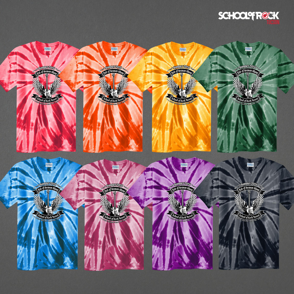 Tie Dye Shirt | Single Colors | Summer 2026 End of Season Collection