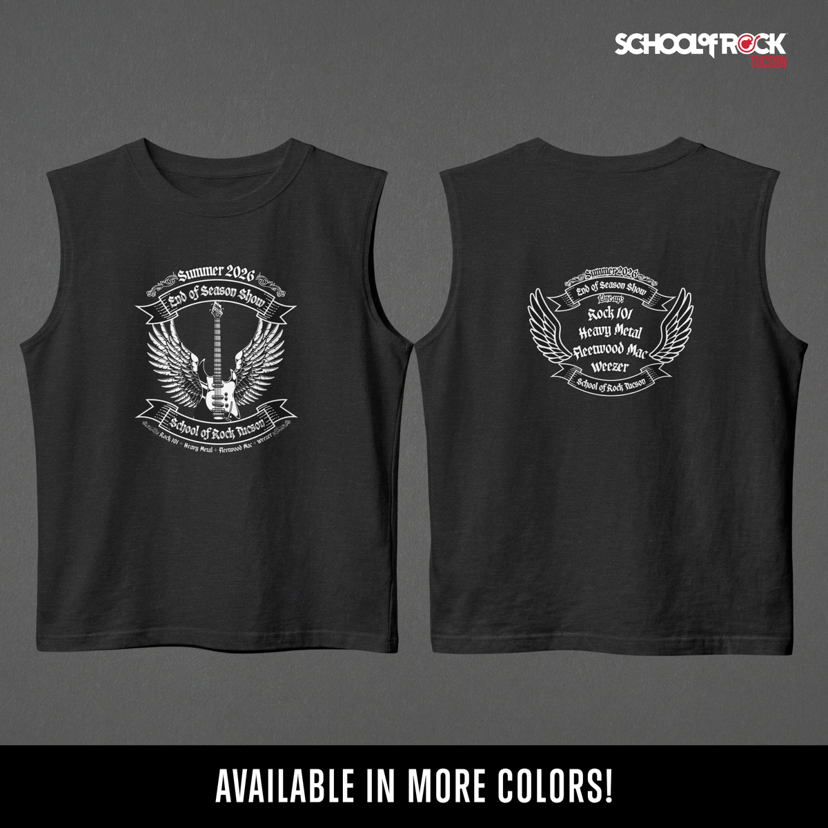 Muscle Tank | Front & Back Design | Summer 2026 End of Season Collection