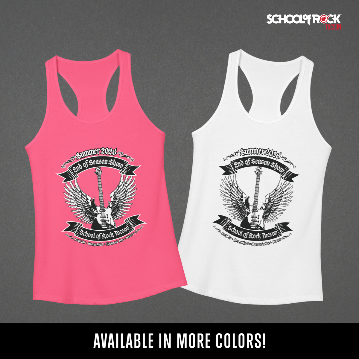 Tank Top | Front Design Only | Summer 2026 End of Season Collection