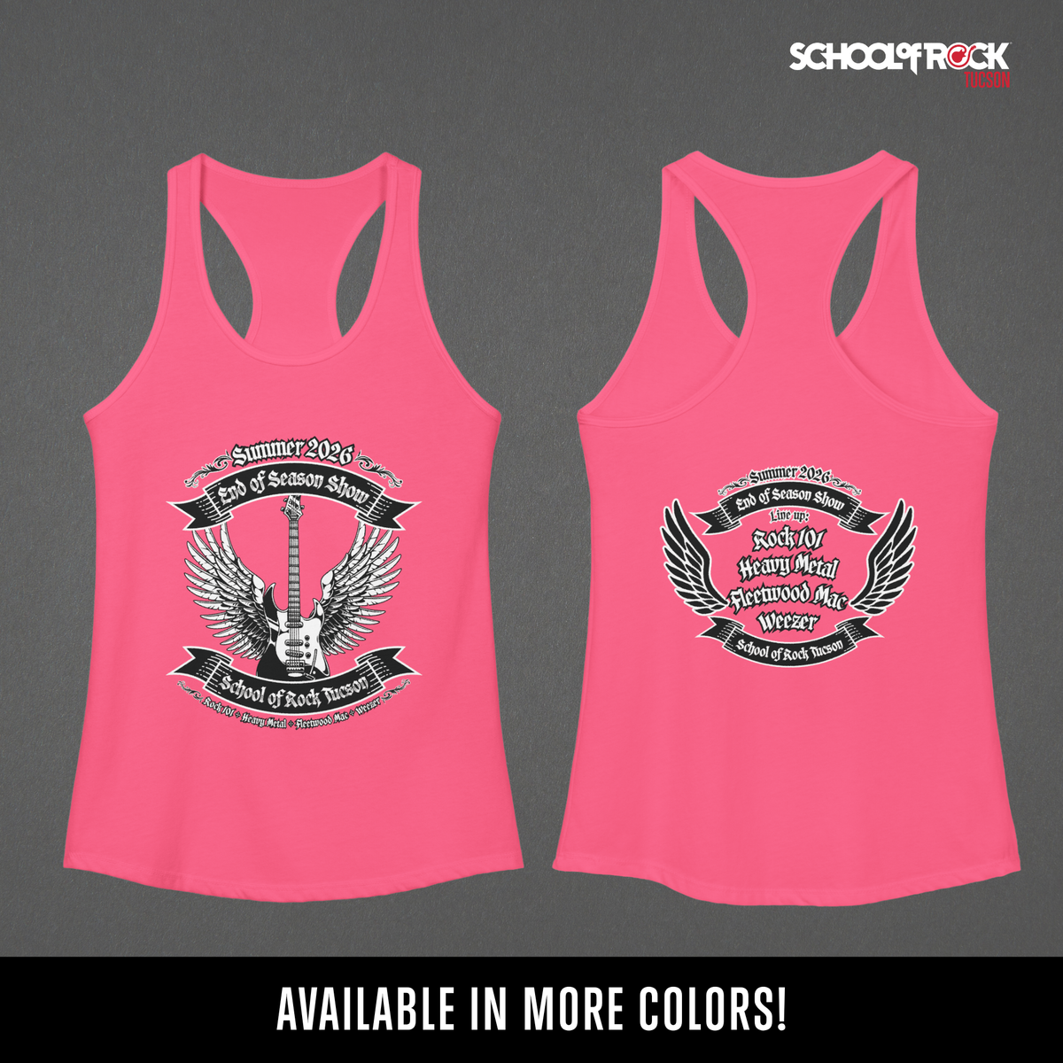 Tank Top | Front & Back Design | Summer 2026 End of Season Collection