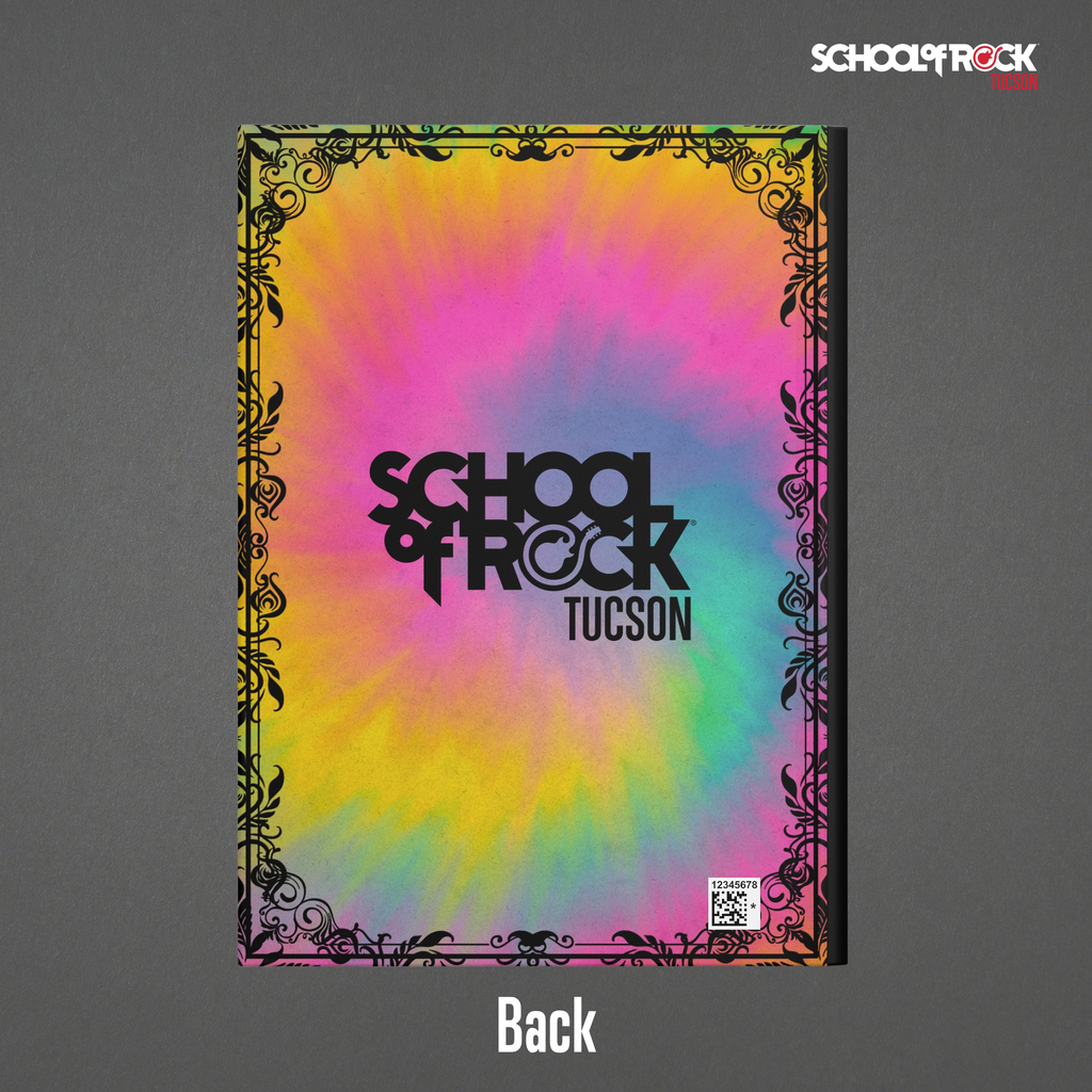 Hardcover Journal | Rockin' Since 2023 School of Rock Merch | Summer 2026 Season Design