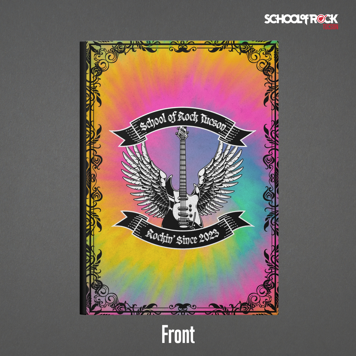 Hardcover Journal | Rockin' Since 2023 School of Rock Merch | Summer 2026 Season Design