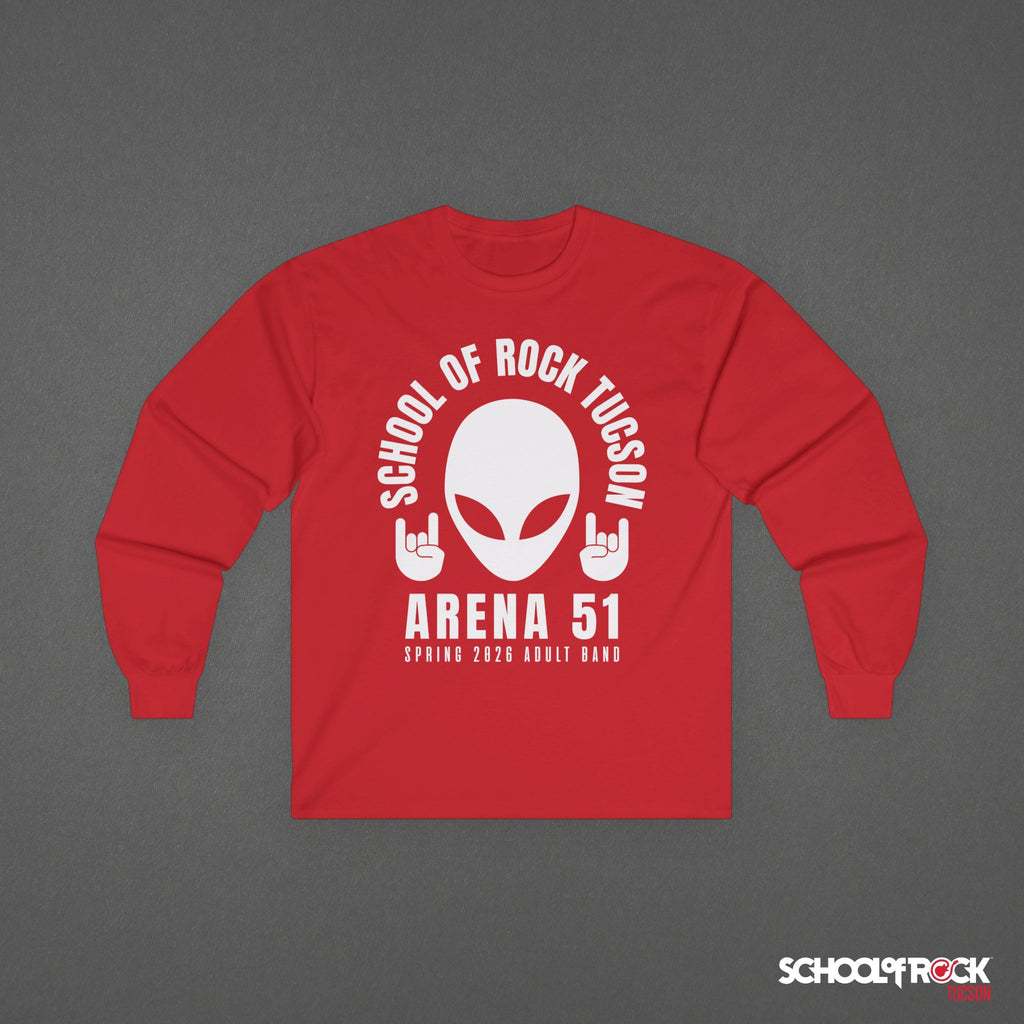 Long Sleeve | Rocker Alien Front Design Only | Adult Band Spring 2026 End of Season Collection