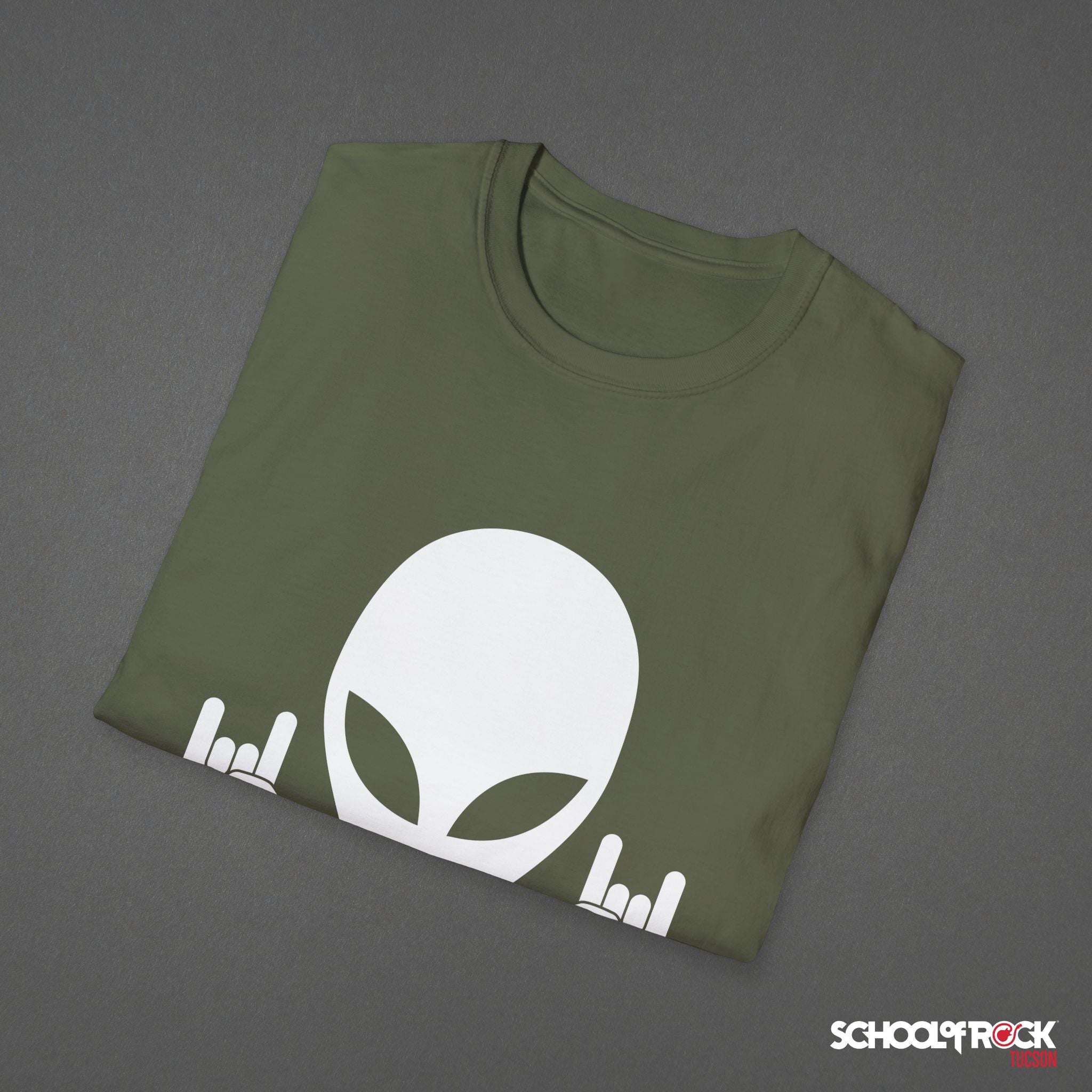 T-Shirt | Rocker Alien SORT Logo Front Design Only | Adult Band Spring 2026 End of Season Collection