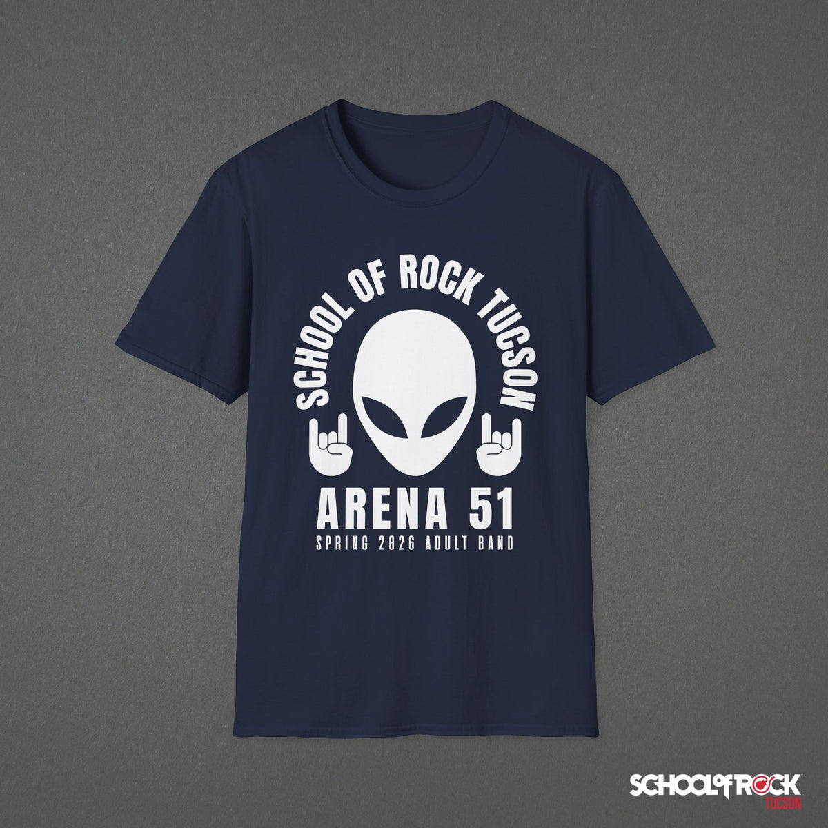 T-Shirt | Rocker Alien Front Design Only | Adult Band Spring 2026 End of Season Collection