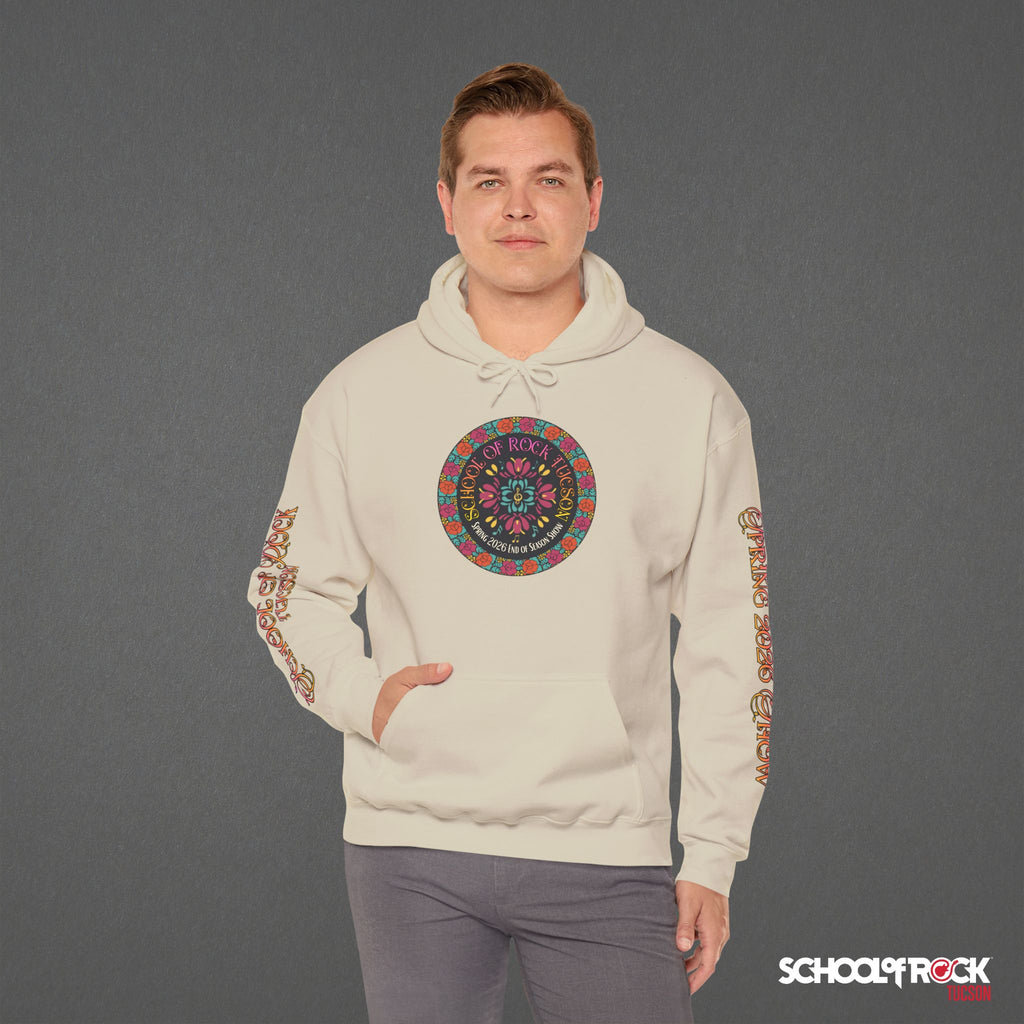 Hoodie | Front & Back with Sleeve Designs | Spring 2026 End of Season Collection