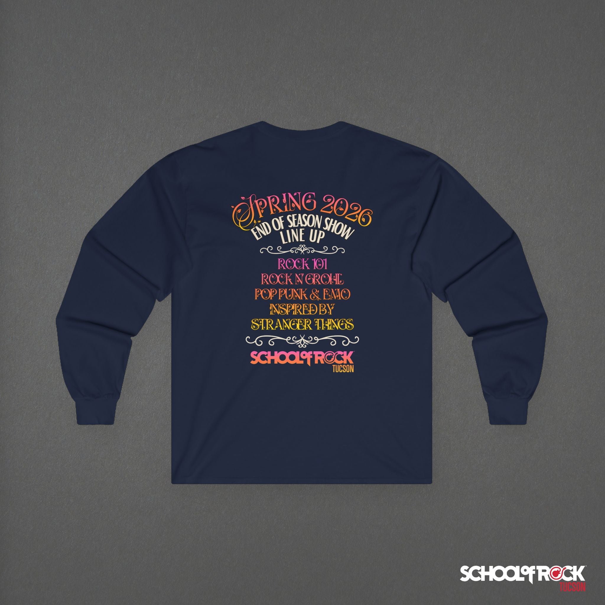 Long Sleeve Tee | Front Chest & Back Design | Spring 2026 End of Season Collection