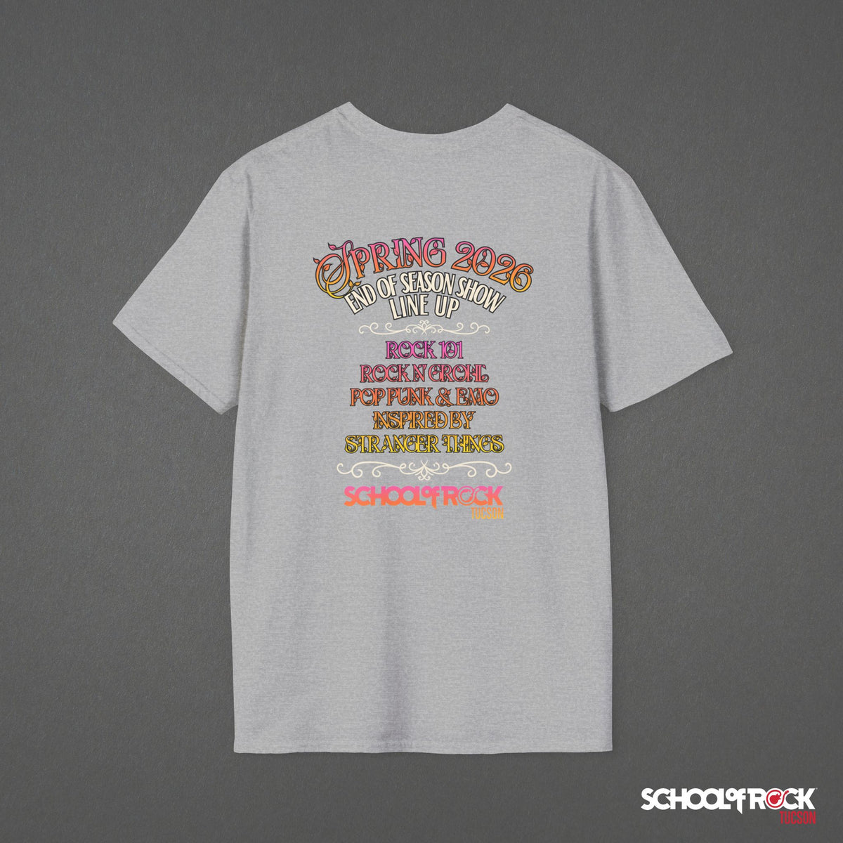 T-Shirt | Front Chest and Back | Spring 2026 End of Season Collection
