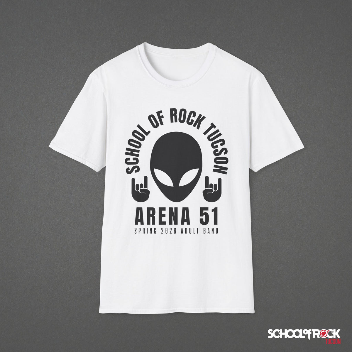 T-Shirt | Rocker Alien Front Design Only | Adult Band Spring 2026 End of Season Collection