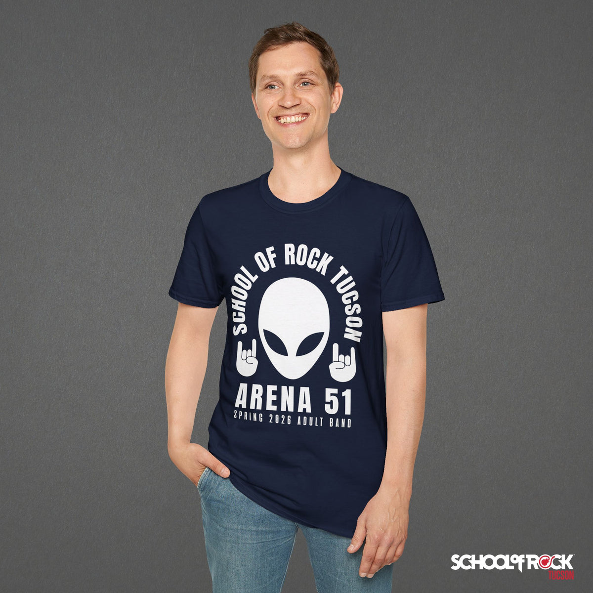 T-Shirt | Rocker Alien Front Design Only | Adult Band Spring 2026 End of Season Collection