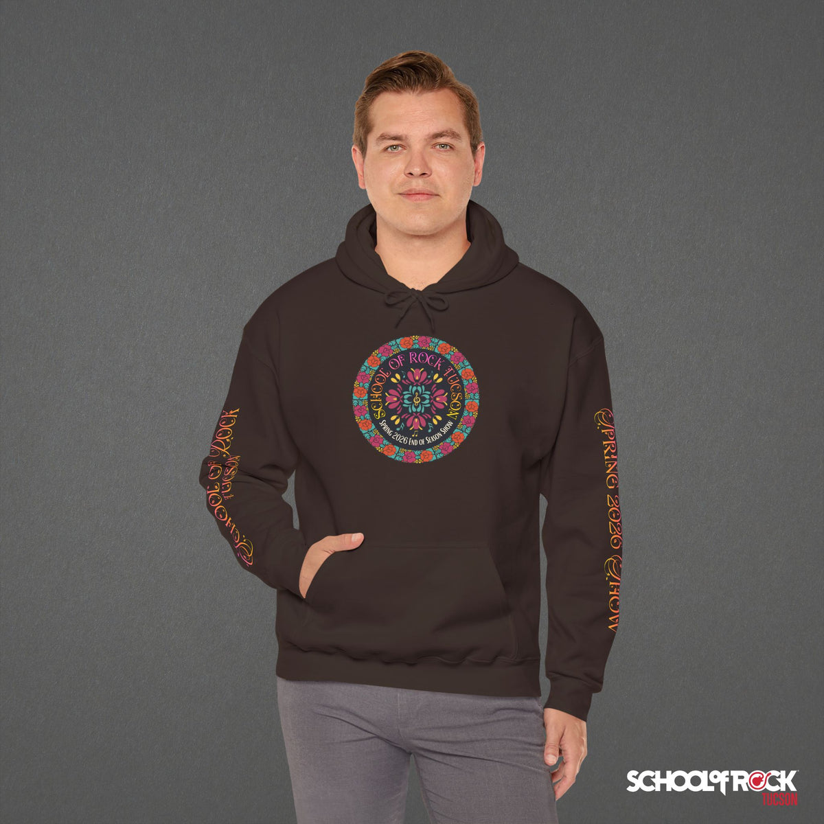 Hoodie | Front & Back with Sleeve Designs | Spring 2026 End of Season Collection