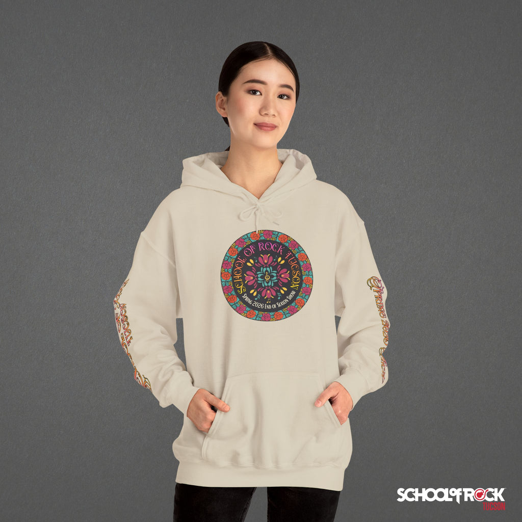 Hoodie | Front & Back with Sleeve Designs | Spring 2026 End of Season Collection