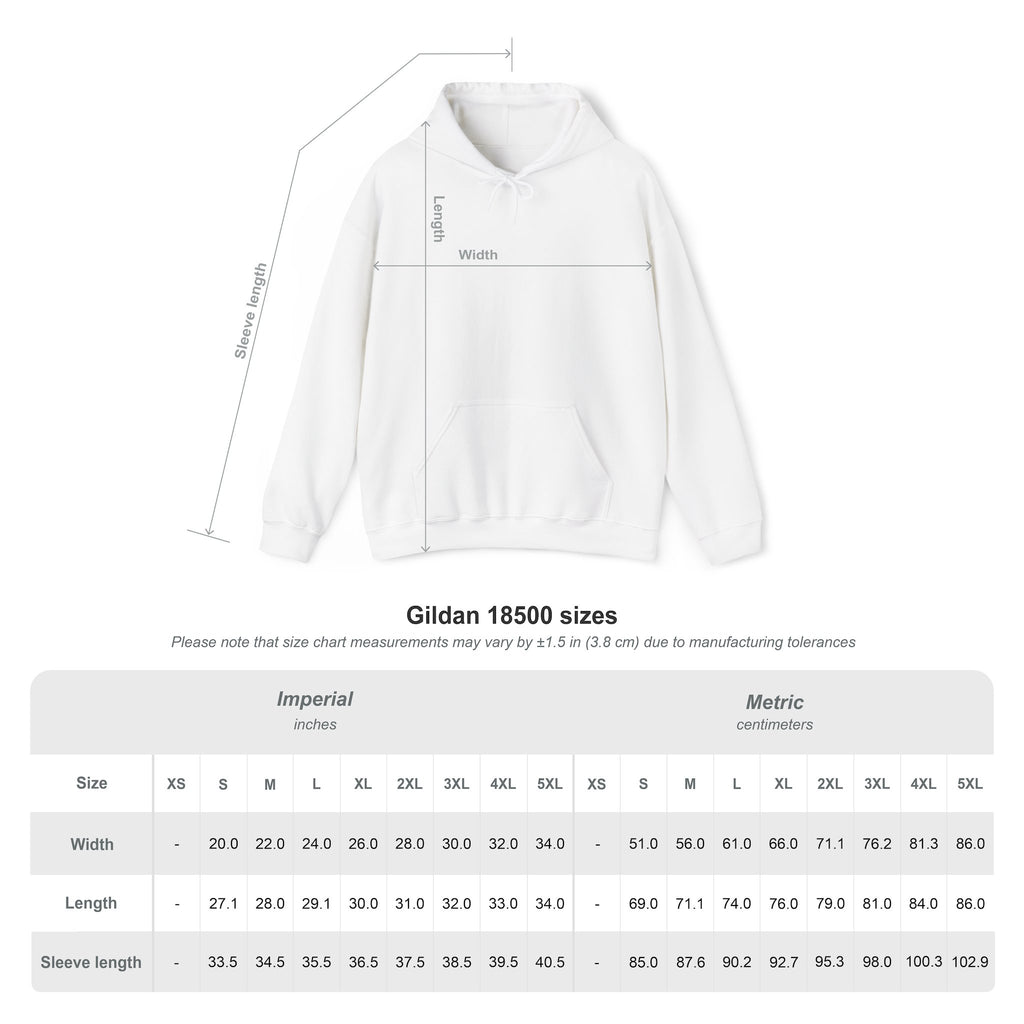 Hoodie | Front & Sleeve Designs | Spring 2026 End of Season Collection