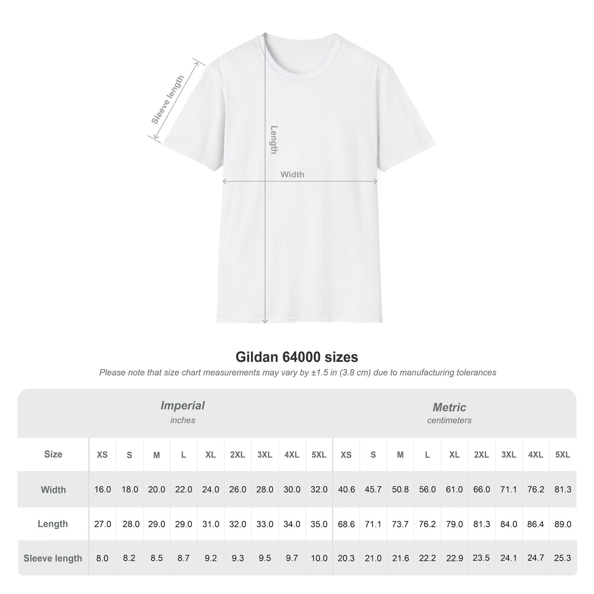 T-Shirt | Front Chest and Back | Spring 2026 End of Season Collection
