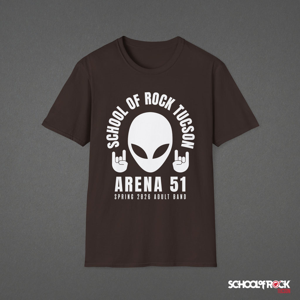 T-Shirt | Rocker Alien Front Design Only | Adult Band Spring 2026 End of Season Collection