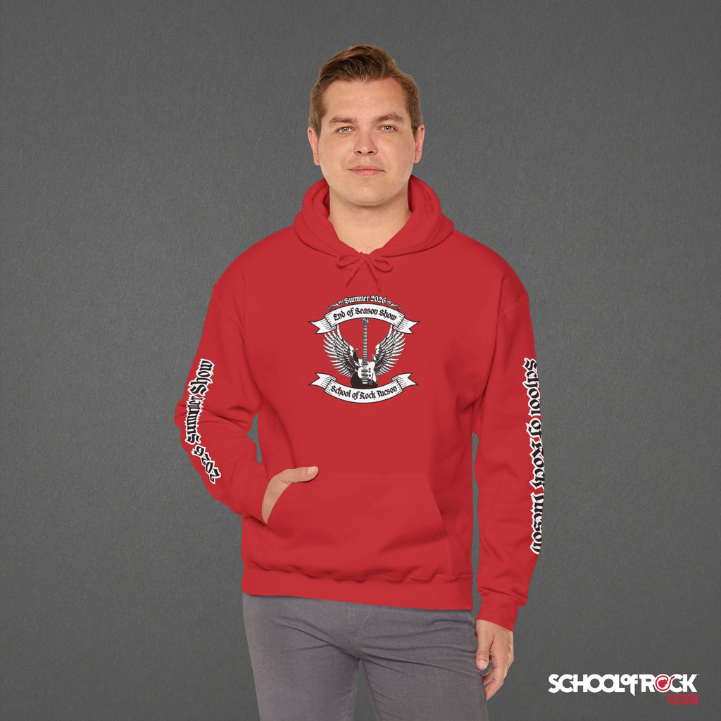 Hoodie | Front & Back with Sleeve Designs | Summer 2026 End of Season Collection