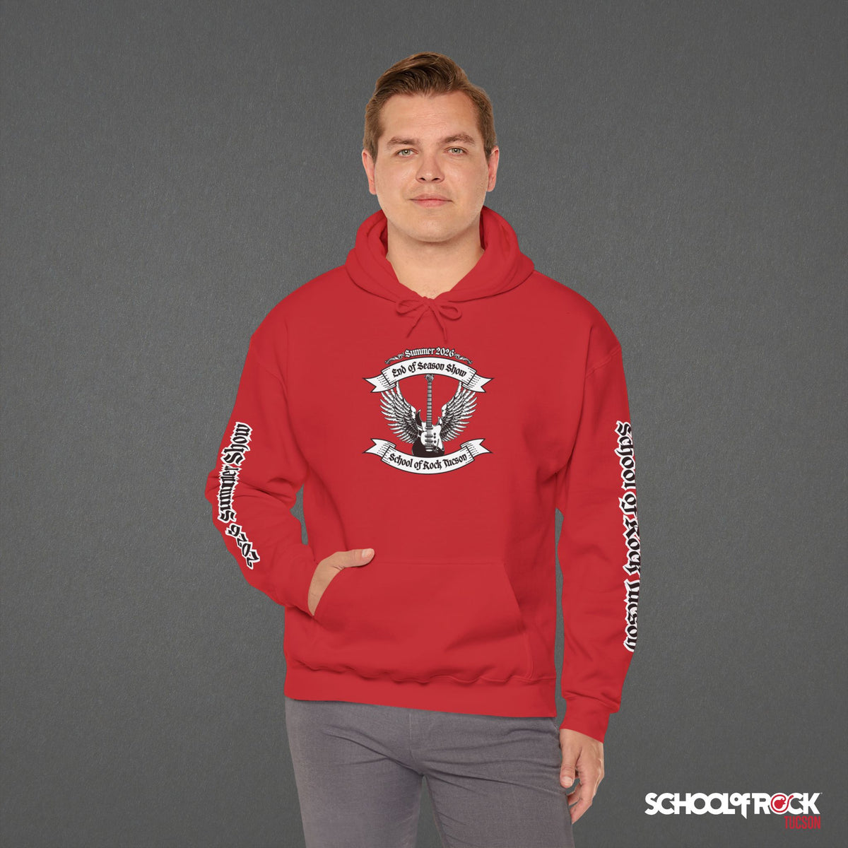 Hoodie | Front & Back with Sleeve Designs | Summer 2026 End of Season Collection