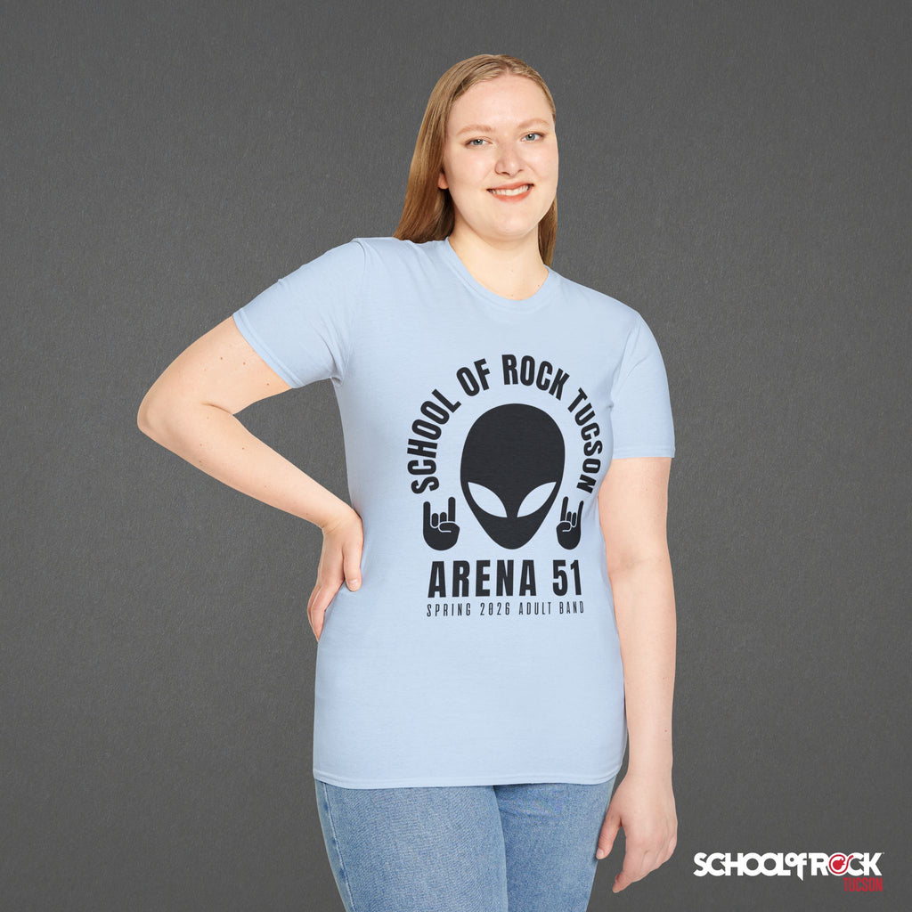 T-Shirt | Rocker Alien Front Design Only | Adult Band Spring 2026 End of Season Collection
