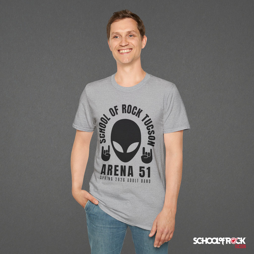 T-Shirt | Rocker Alien Front Design Only | Adult Band Spring 2026 End of Season Collection