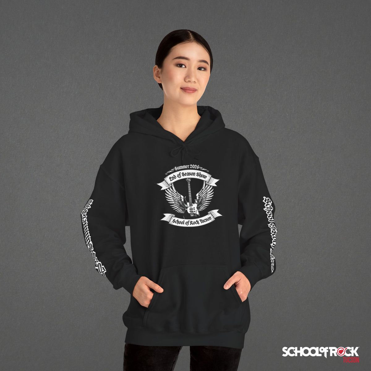 Hoodie | Front & Back with Sleeve Designs | Summer 2026 End of Season Collection