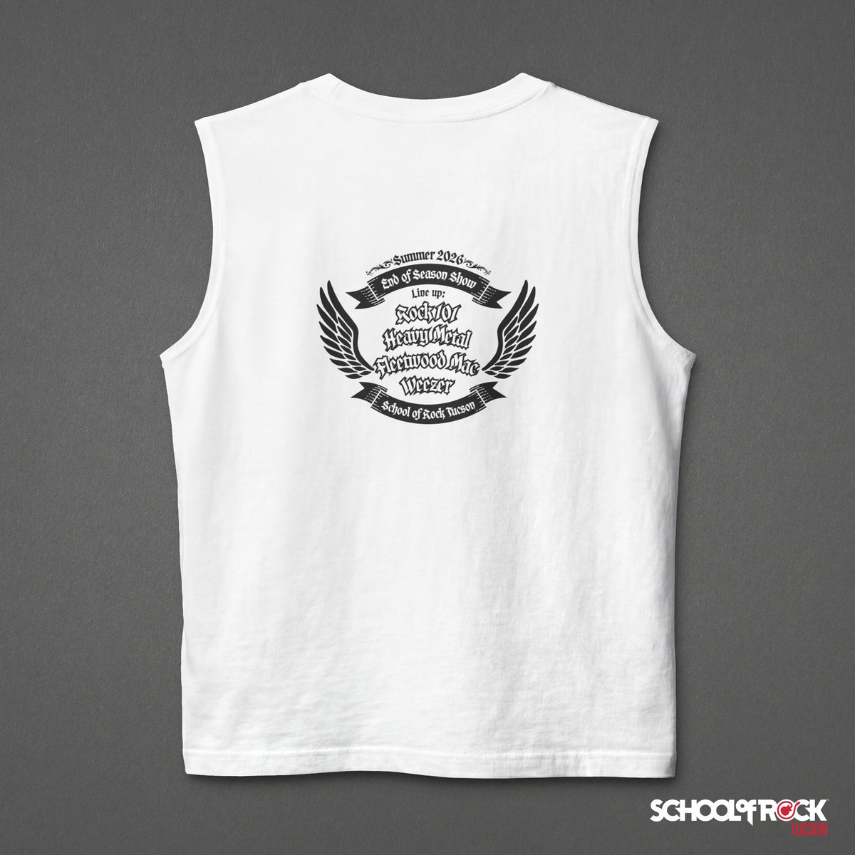 Muscle Tank | Front & Back Design | Summer 2026 End of Season Collection