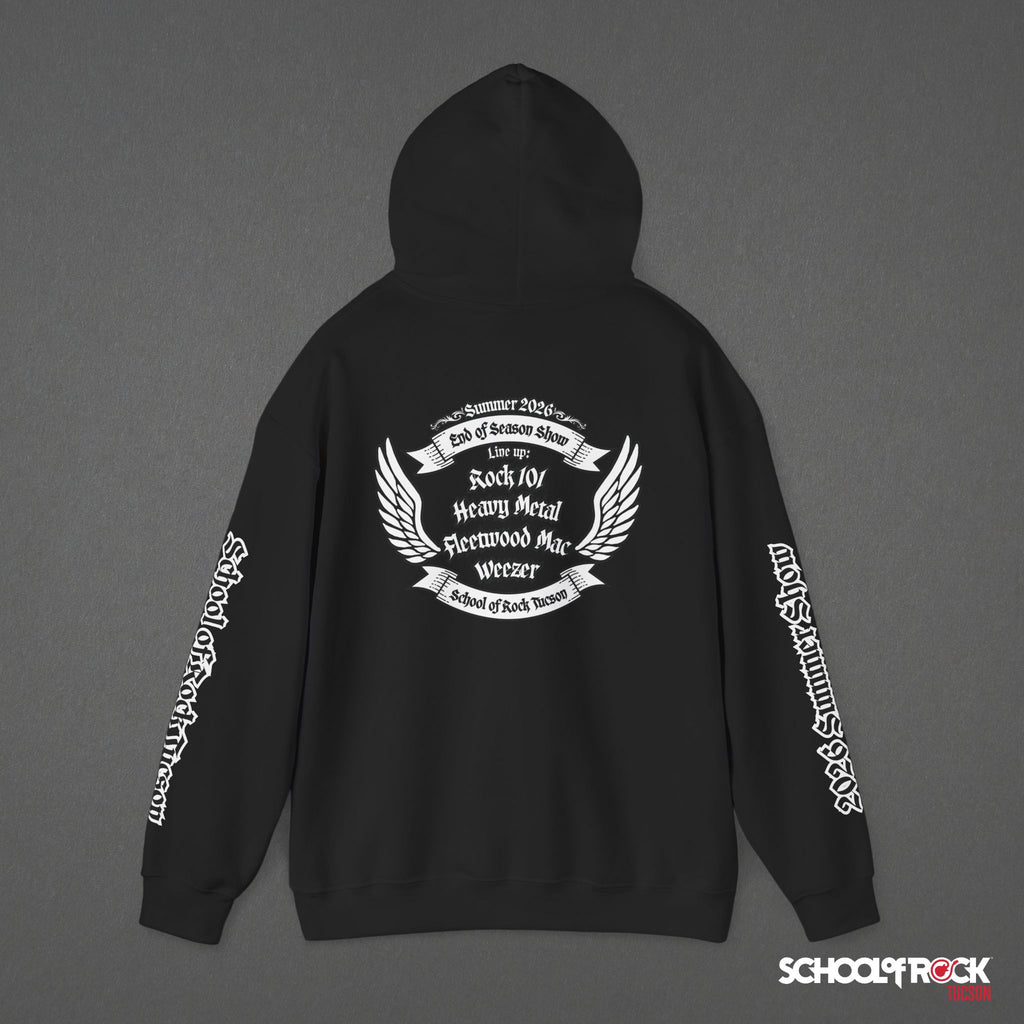 Hoodie | Front & Back with Sleeve Designs | Summer 2026 End of Season Collection