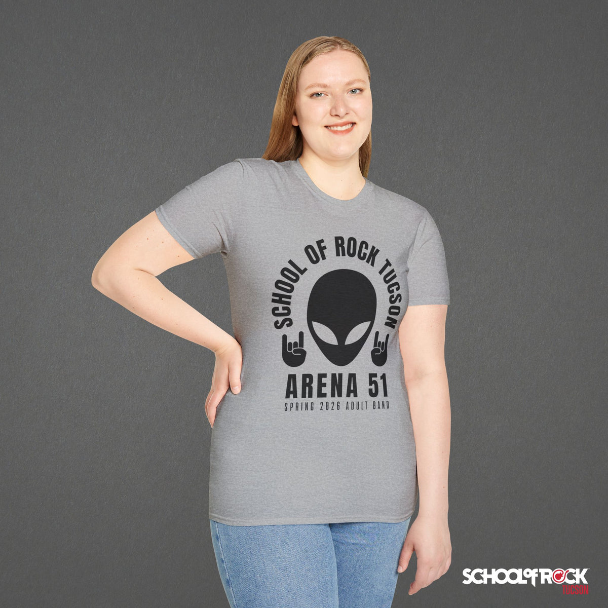 T-Shirt | Rocker Alien Front Design Only | Adult Band Spring 2026 End of Season Collection