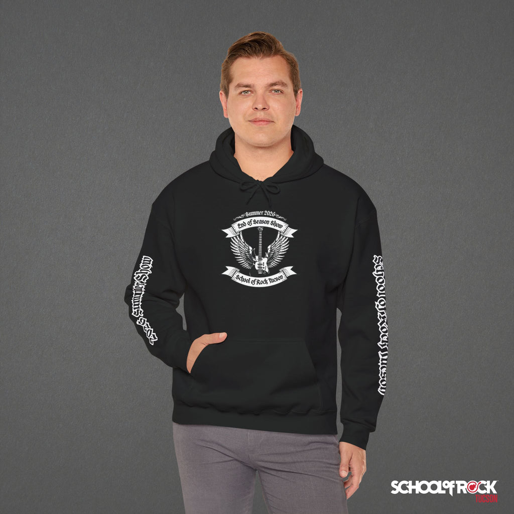 Hoodie | Front & Back with Sleeve Designs | Summer 2026 End of Season Collection
