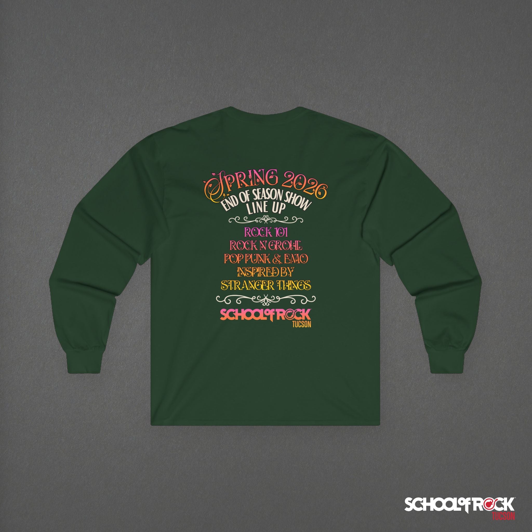 Long Sleeve Tee | Front Chest & Back Design | Spring 2026 End of Season Collection
