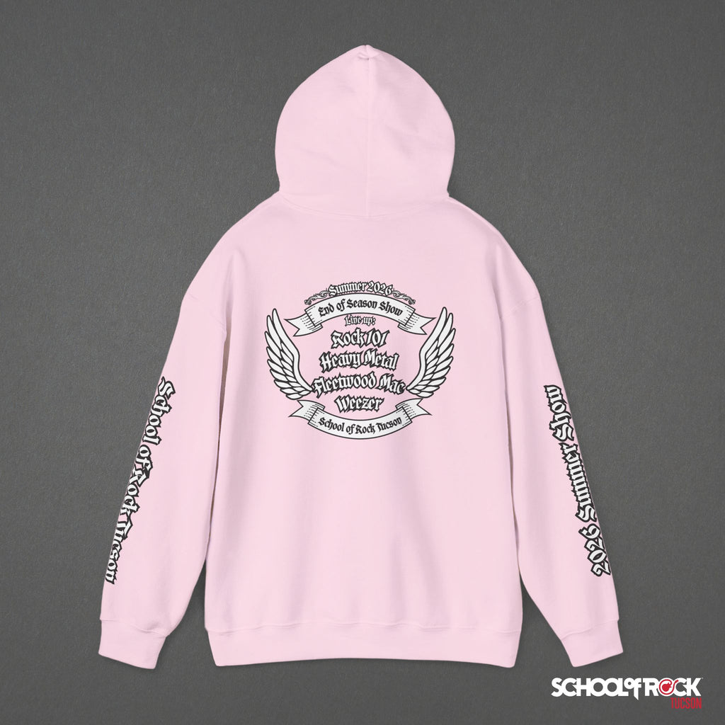 Hoodie | Front & Back with Sleeve Designs | Summer 2026 End of Season Collection