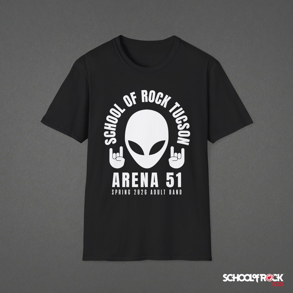 T-Shirt | Rocker Alien Front Design Only | Adult Band Spring 2026 End of Season Collection
