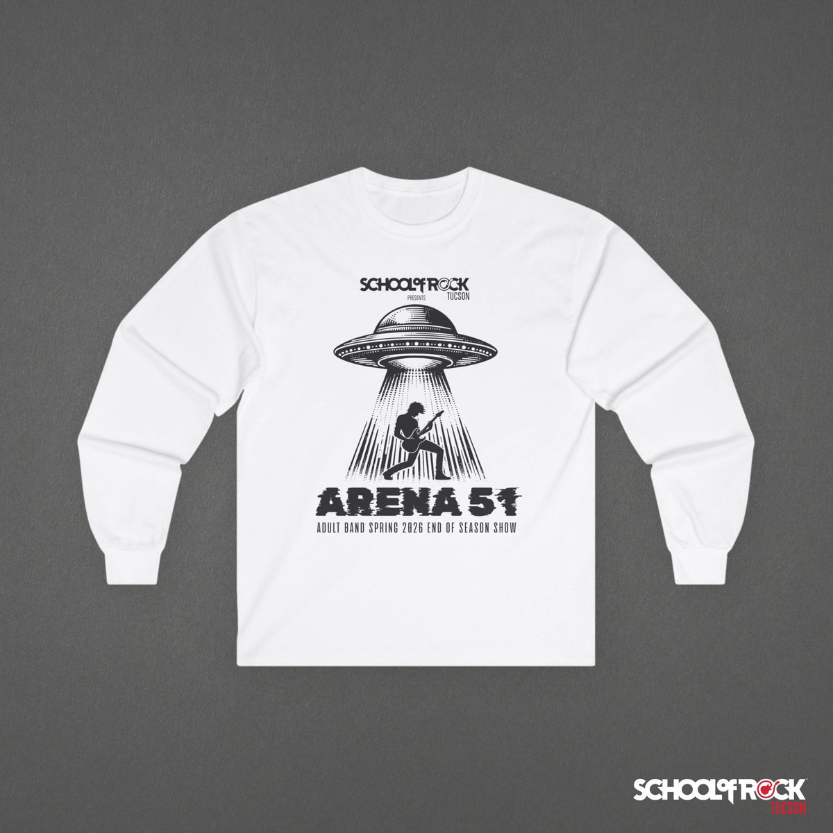 Long Sleeve | Front UFO Design Only | Adult Band Spring 2026 End of Season Collection