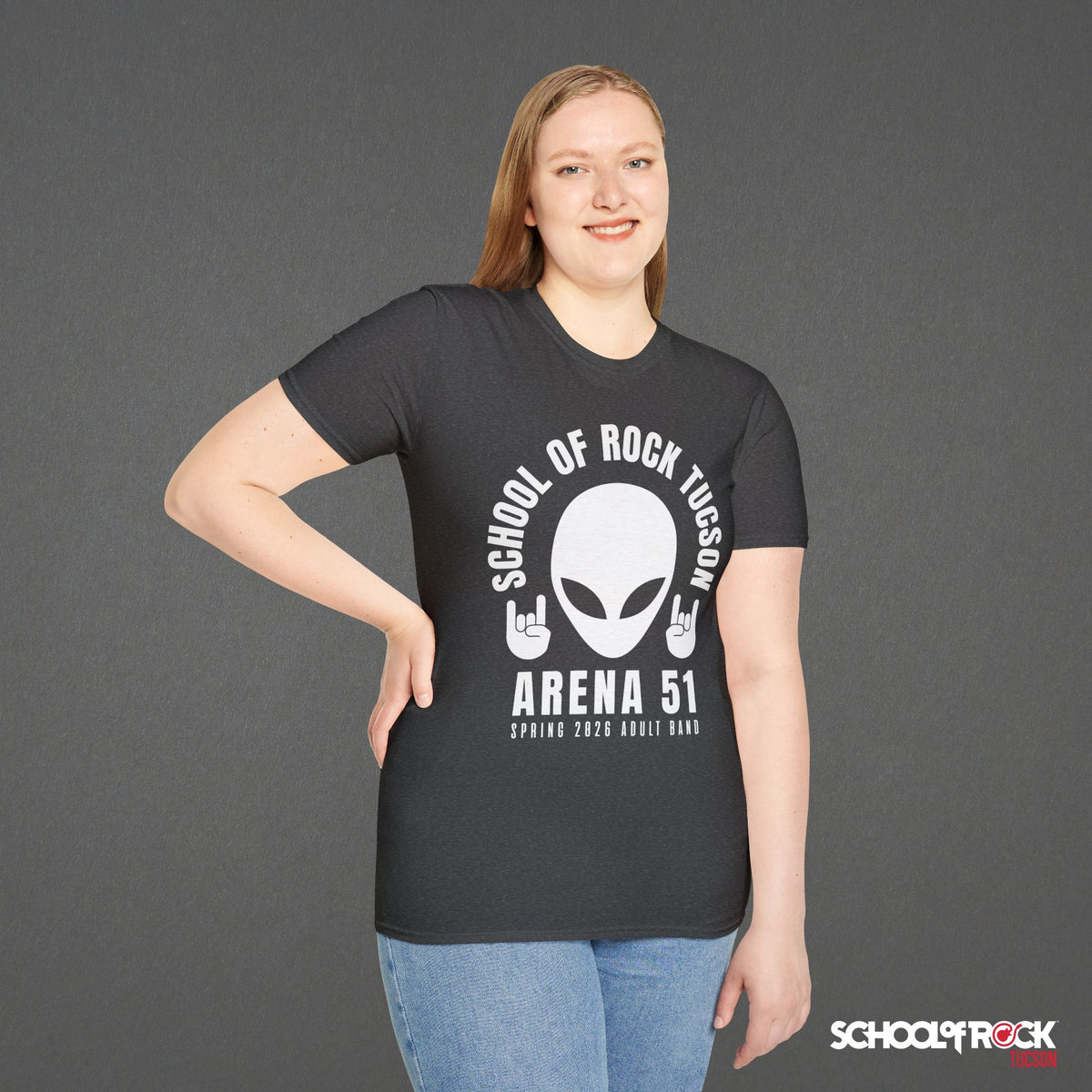 T-Shirt | Rocker Alien Front Design Only | Adult Band Spring 2026 End of Season Collection