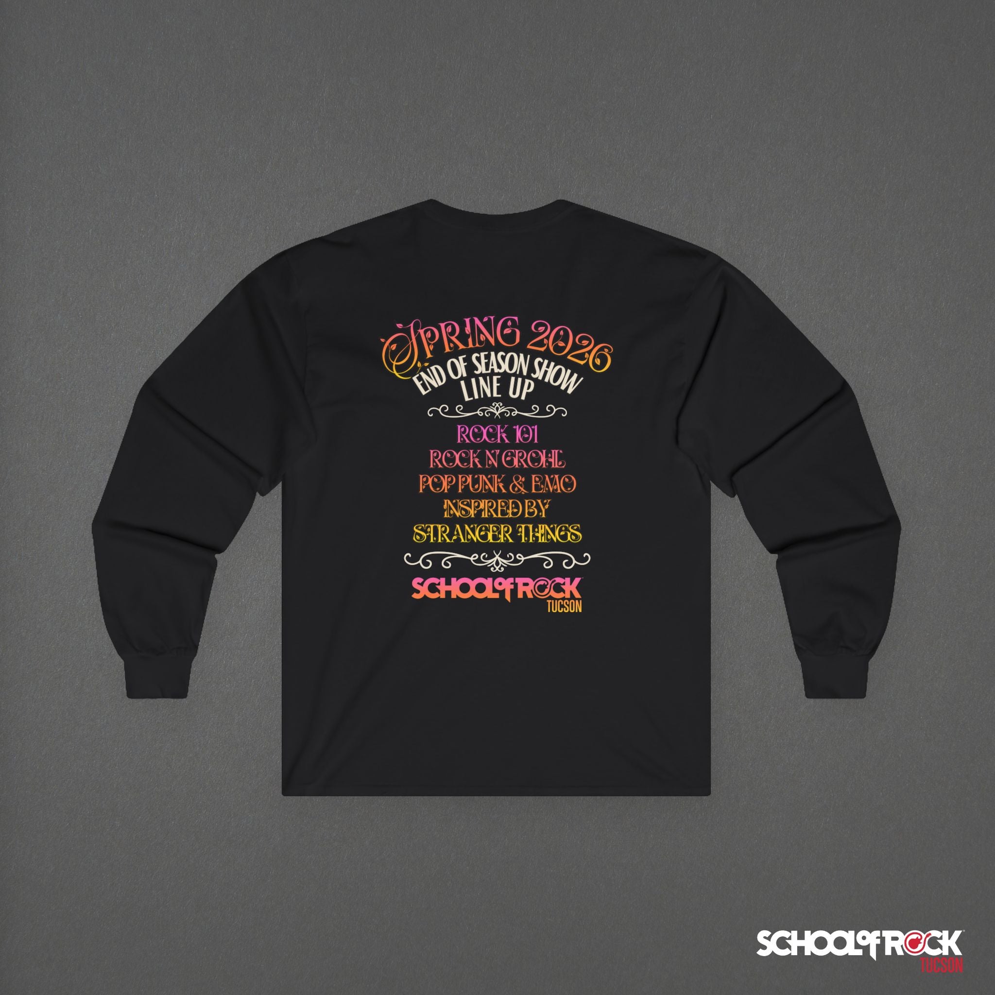 Long Sleeve Tee | Front Chest & Back Design | Spring 2026 End of Season Collection