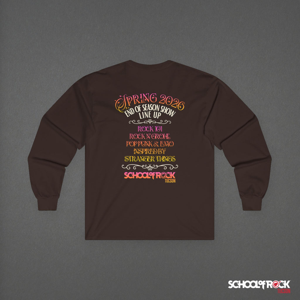 Long Sleeve Tee | Front & Back | Spring 2026 End of Season Collection