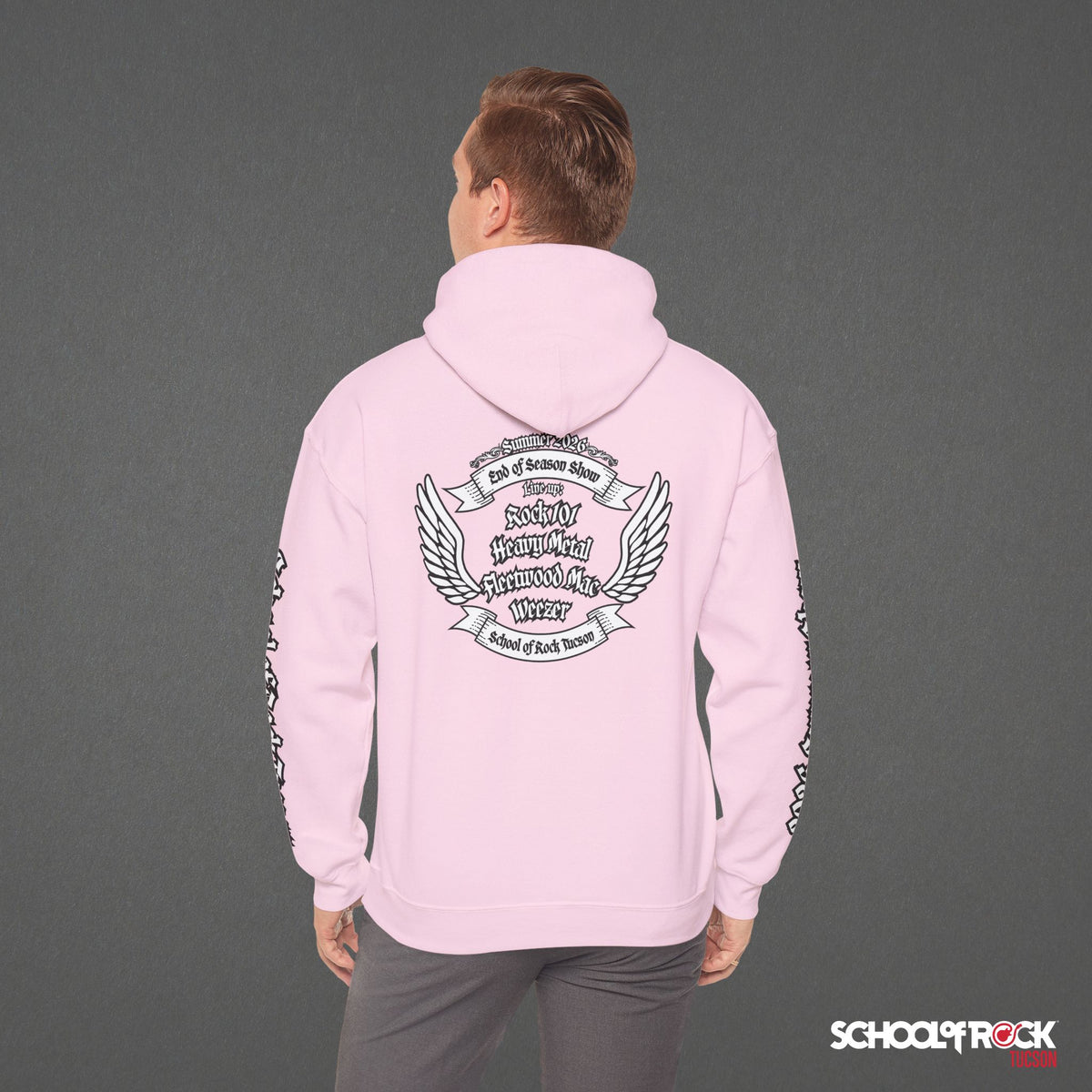 Hoodie | Front & Back with Sleeve Designs | Summer 2026 End of Season Collection