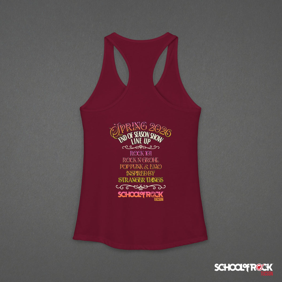Tank Top | Front & Back | Spring 2026 End of Season Collection